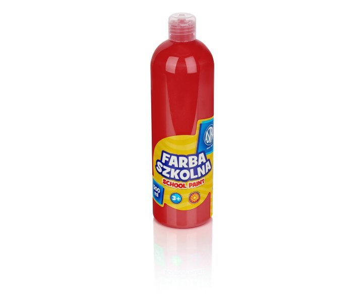 SCHOOL PAINT IN A BOTTLE 500 ML DARK RED ASTRA 83410921